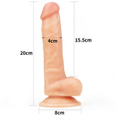 Lovetoy The Ultra Soft Dude Realistic Dong Flesh Realistic Dildos